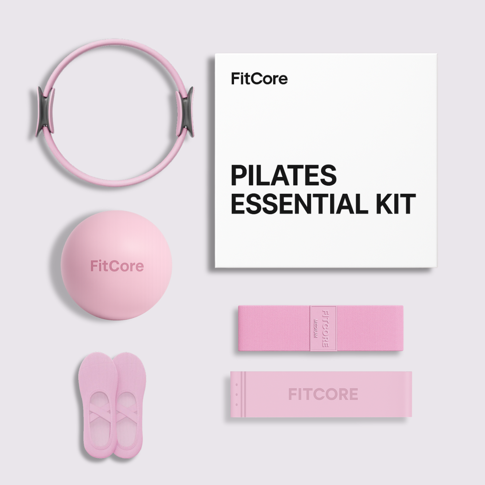 15Pcs Kit Pilates Essentials pour Femmes, Kit Pilates 15Pcs Kit Pilates Essentials pour Femmes, Kit Pilates